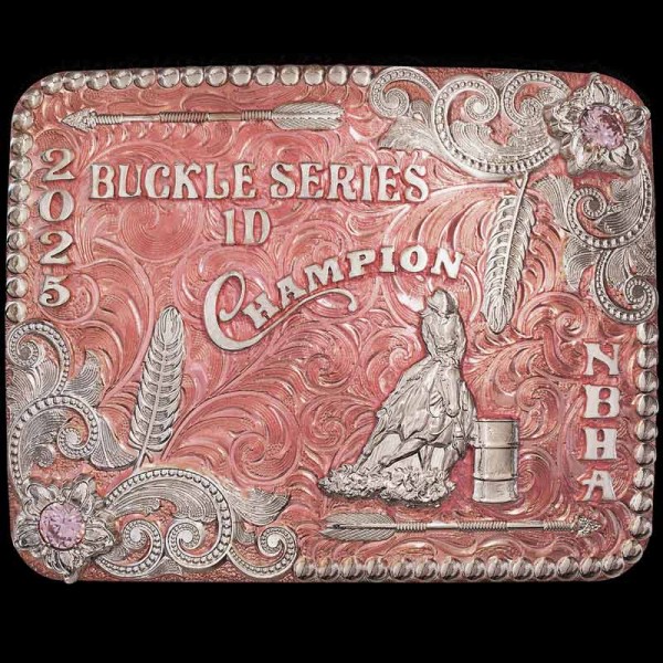 The Truth or Consequences Custom Belt Buckle has a copper base with natural finish. Personalize it as an award, rodeo trophy or for an authentic western style!